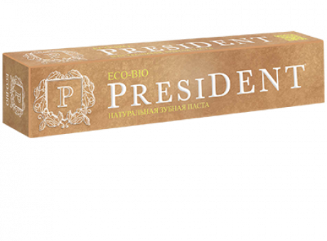 зубная паста PRESIDENT Eco-Bio 75 *г